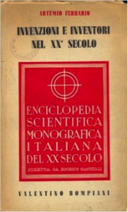 Uno dei libri di Artemio Ferrario sui brevetti